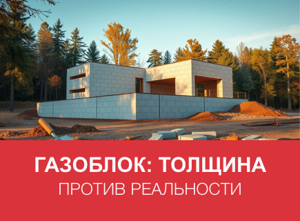 Газоблок: толщина против реальности